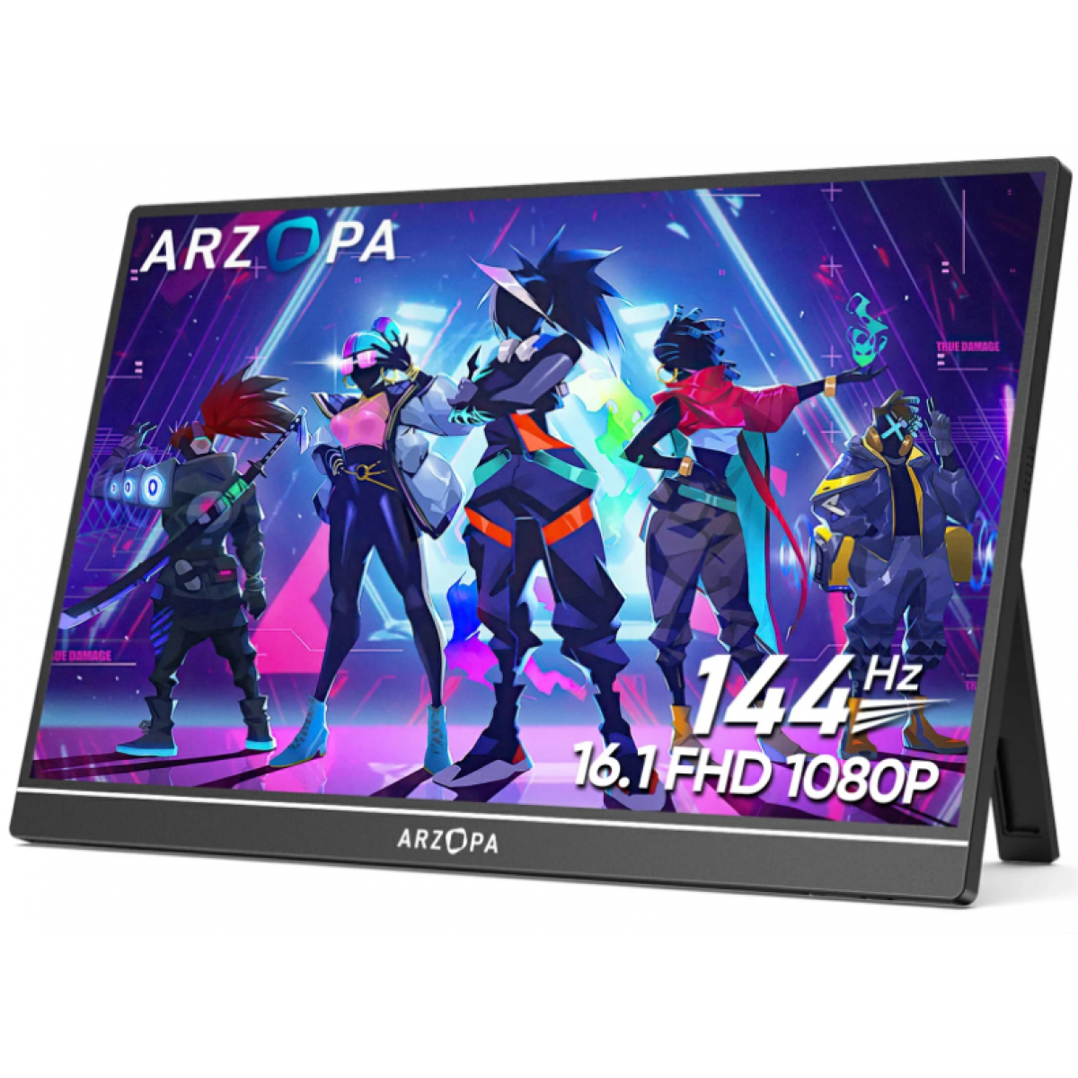 Arzopa Z1FC 16.1吋 144Hz FHD 便攜式顯示器 - 遊戲專用、100% sRGB、雙USB-C